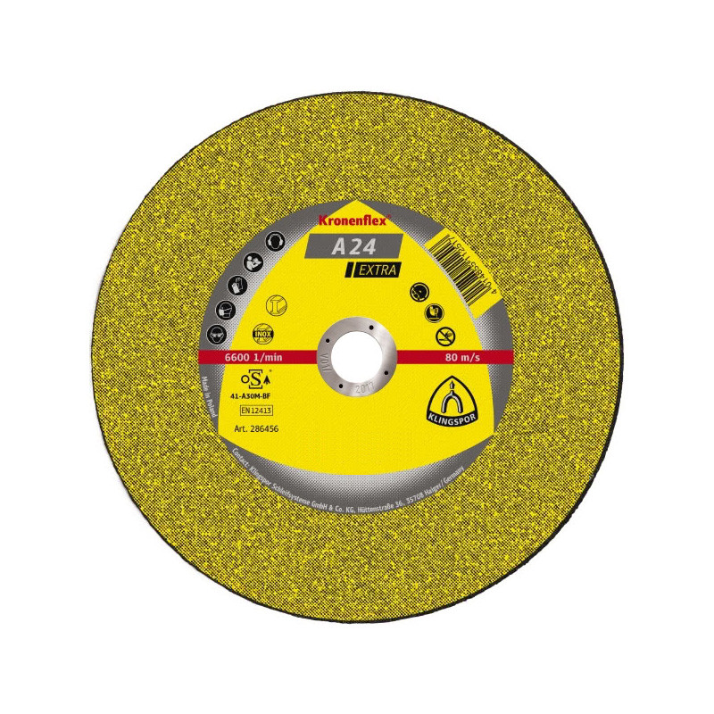 Rezna ploča KLINGSPOR A 24 EXTRA 115X2,5x22,23mm  za ČELIK