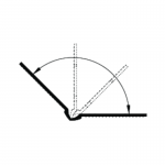 PROTEKTOR LAJSNA PVC PODESIVI UGAO sa MREŽICOM 90x110mm Ugao do 135°  03752 cena za 1 m´ (dužni)
