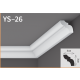 Unutra&scaron;nja UGAONA lajsna YS-26  L=2m