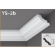 Unutra&scaron;nja UGAONA lajsna YS-2B  L=2m