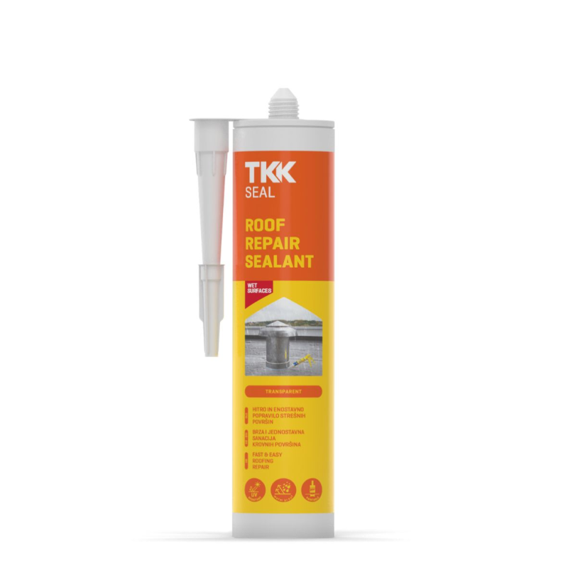 TKK SEAL ROOF REPAIR SEALANT 300ml Elastična providna zaptivna masa za krov