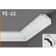 Unutra&scaron;nja UGAONA lajsna YS-22  L=2m