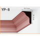 Fasadna POTKROVNA Lajsna  YP-8  L=2m