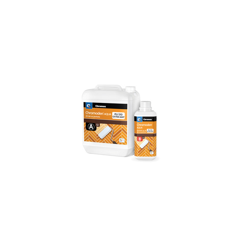 Chromoden AQUA 2K lak za parket na vodenoj bazi 5A+0,5B=5,5lit