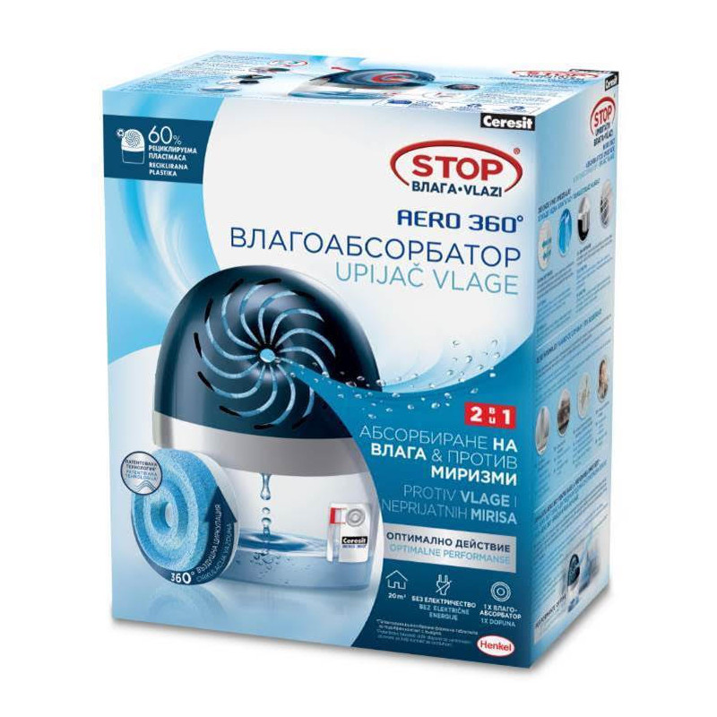 Ceresit APSORBER VLAGE AERO 360&deg;  za prostor povr&scaron;ine 20m2  NEW