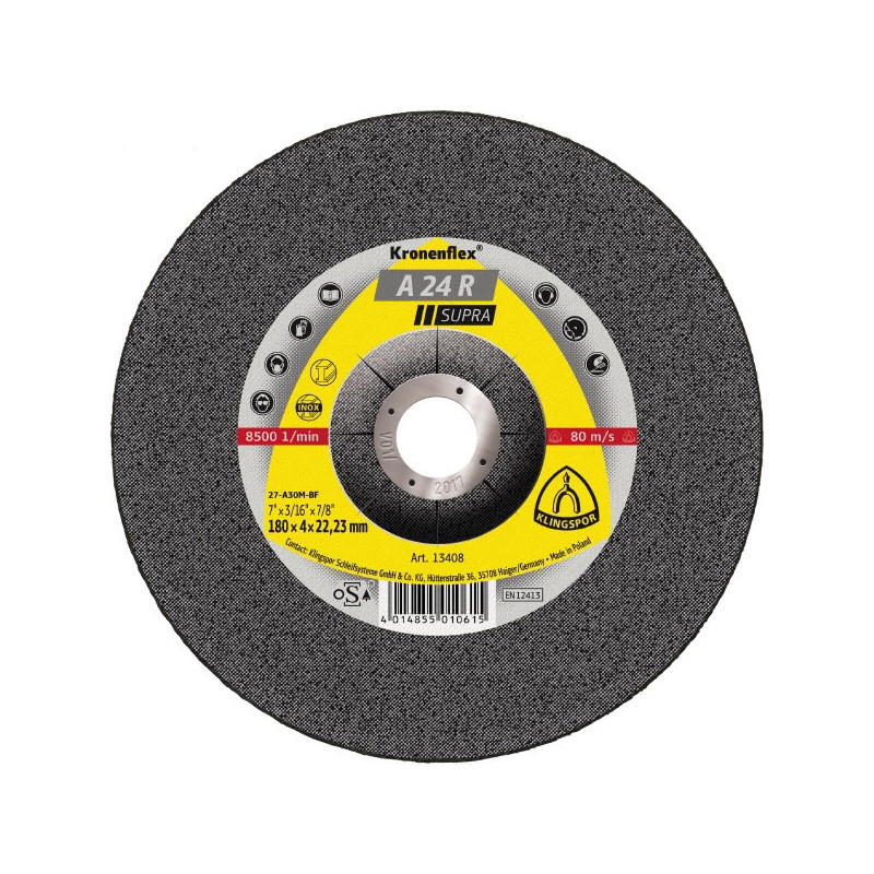 Rezna ploča KLINGSPOR A 24 R SUPRA 300X3x32mm za ČELIK