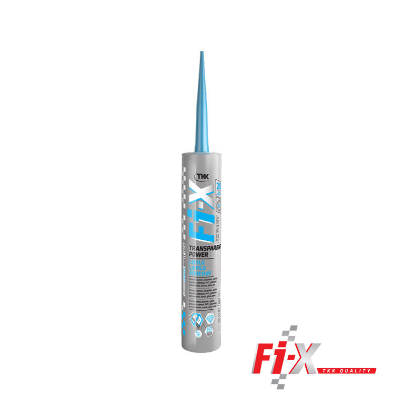 Fi-X expert TRANSPARENT POWER 290ml univerzalni profesionalni 100% transparentni elastični lepak