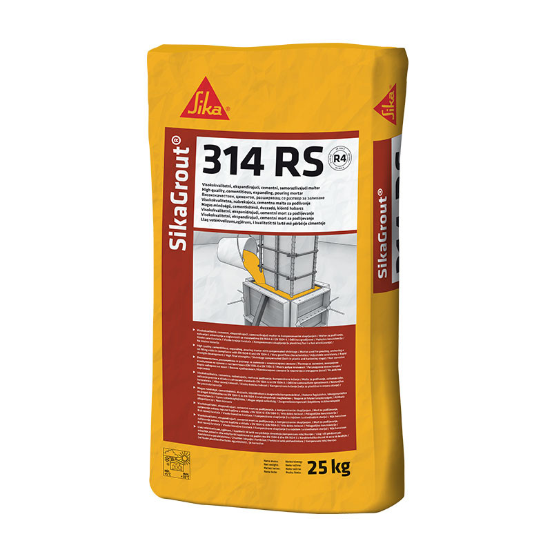 SikaGROUT 314 RS 25kg malter za zalivanje i podlivanje d=10-120mm