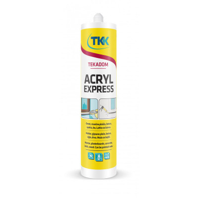 Tekadom Acryl Express 300ml za popravke i popunjavanje pukotina sa mogućnošću brzog prefarbavanja.