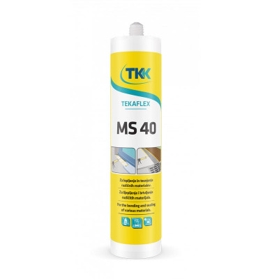 Tekaflex MS 40 za zaptivanje i lepljenje svih vrsta građevinskih materijala.
