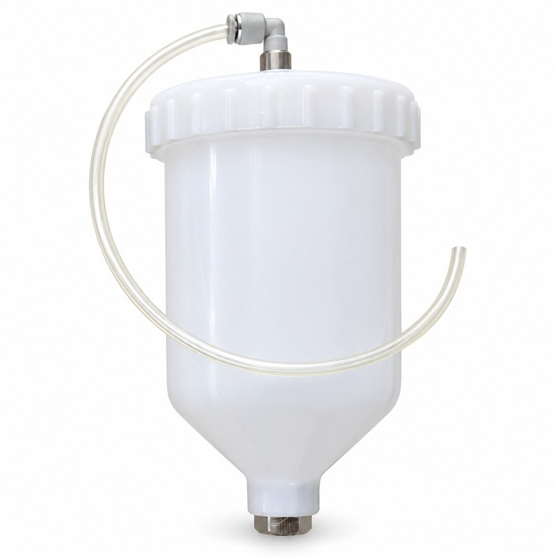 Posuda PVC za pištolj sa NADPRITISKOM 600ml