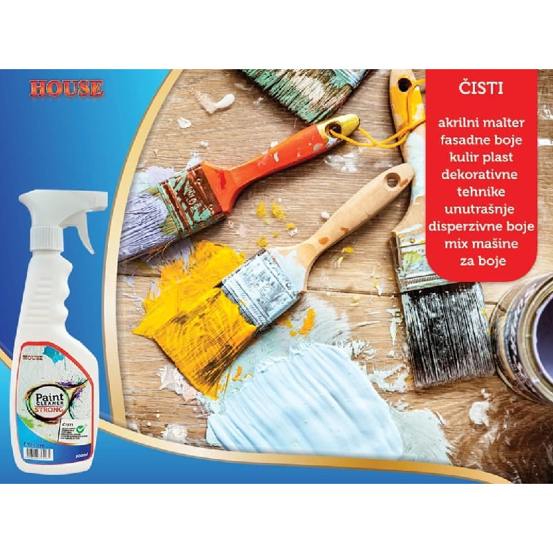 Paint CLEANER STRONG 500ml snažni čistač unutra&scaron;njih, fasadnih boja i zavr&scaron;nih akrilnih malteraA