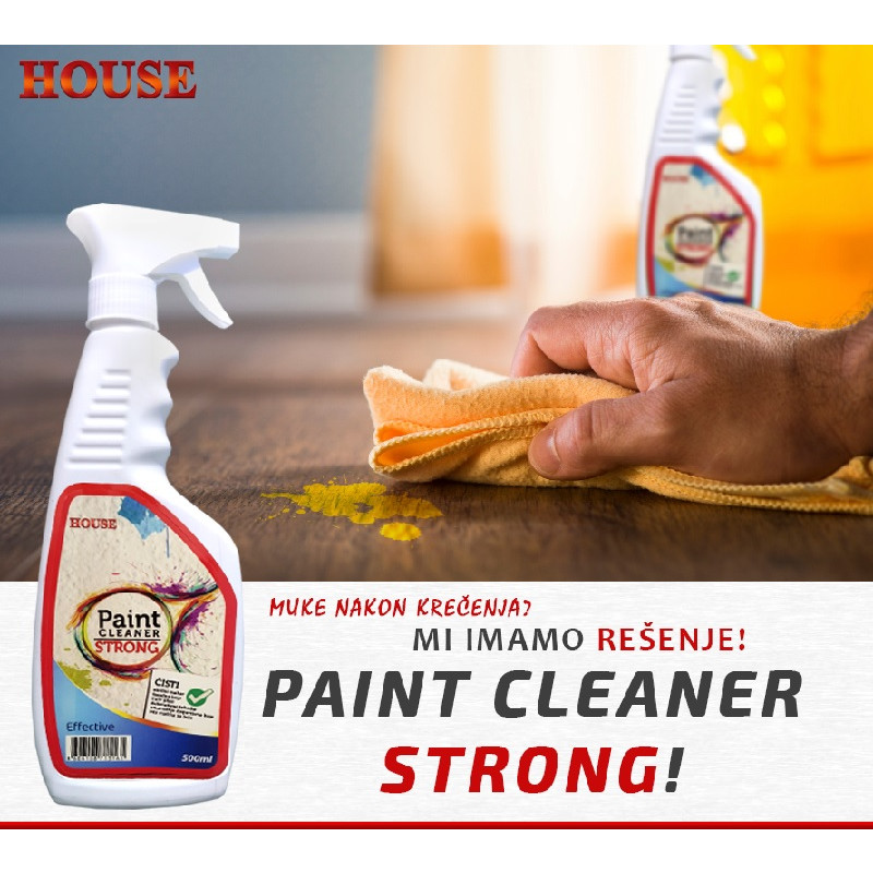 Paint CLEANER STRONG 500ml snažni čistač unutra&scaron;njih, fasadnih boja i zavr&scaron;nih akrilnih malteraA