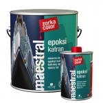 Maestral EPOXI KATRAN Crni 2K A+B  3kg Dvokomponentni epoksi katranski zaštitni premaz