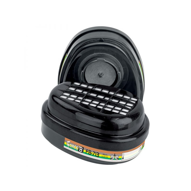 Filter ABEK1P3 za masku FORCE 8 i 10 Kombinovani za sve vrste kontaminacija sa dodanom za&scaron;titom od fine pra&scaron;ine