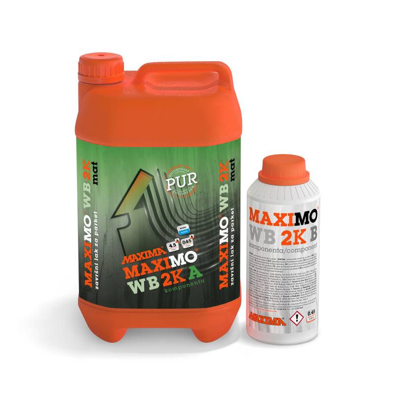 MAXIMO® WB 2K MAT poliuretanski završni lak za parket