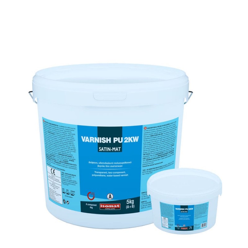 ISOMAT VARNISH-PU 2KW Providni, dvokomponentni, poliuretanski lak na vodenoj bazi SATIN-MATT