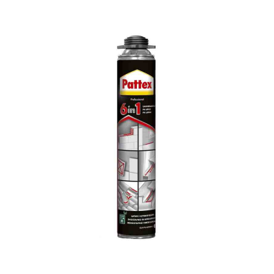 PATTEX 6 IN 1 PUR PENA PU lepak za jednostavno i brzo lepljenje Bež 750ml