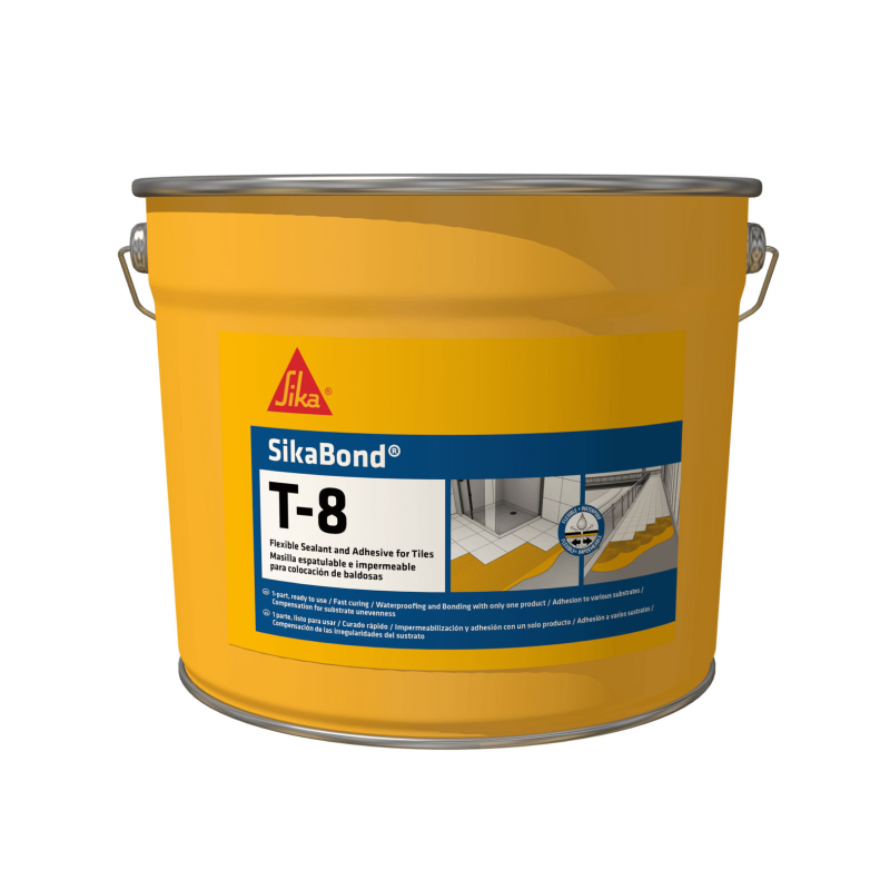 Sika SikaBond T8 1 13,4 kg Poliuretanski, elastični hidroizolacioni lepak za keramičke pličice