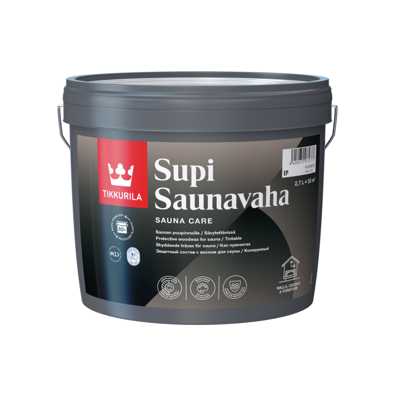 Tikkurila SUPI SAUNA WAX 900ml ZA&Scaron;TITNI VOSAK ZA SAUNE
