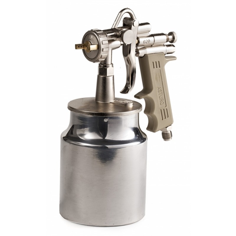 Pi&scaron;tolj za farbanje ASTURO G-70 AL lonče odozdo