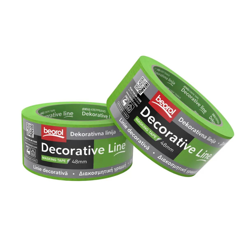 Beorol Krep traka Deco line ZELENA za izvlačenje preciznih linija